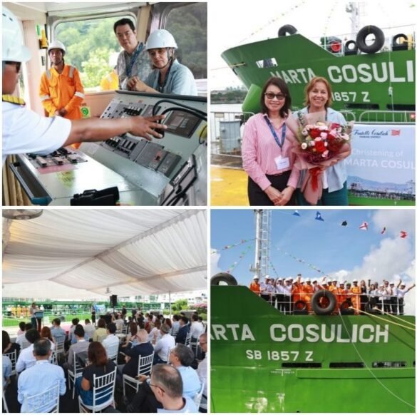 Fratelli Cosulich Celebrates Its New Vessel Marta Cosulich In Singapore