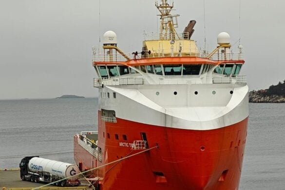 Gasum Concludes First LNG Bunkering to Tidewater Rederi in Tananger