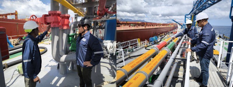 TFG marine install MFM on bunkering vessel