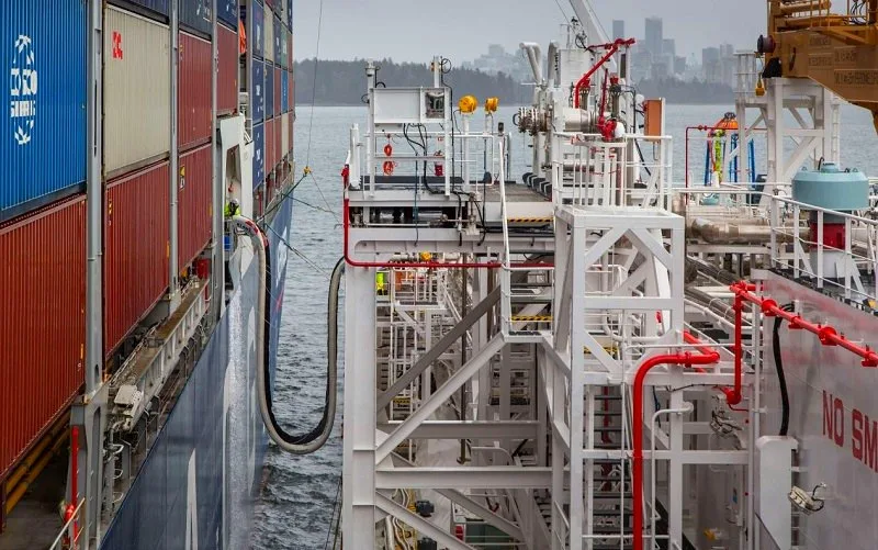 Seaspan Energy STS LNG Bunker supply Vancouver Port