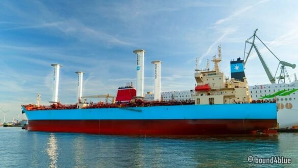 bound4blue installation on maersk tanker